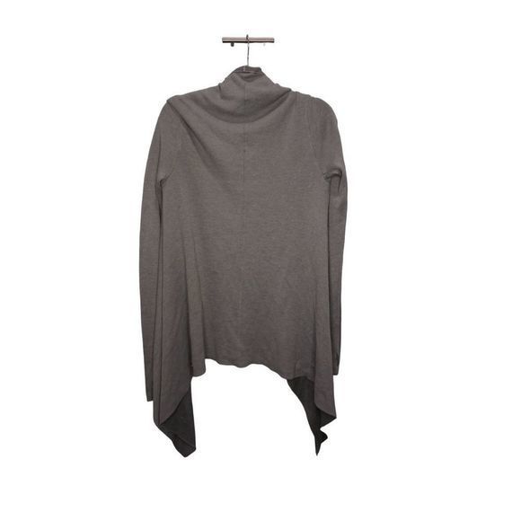 Lululemon 4 Gray Boolux Cashmere Angora Reflection Wrap‎ Cardigan Reversible Top - Picture 4 of 8